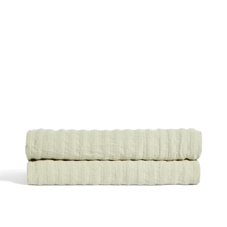 Kave Home Sprei 'Rilune' 120 x 100cm, kleur Lichtgroen