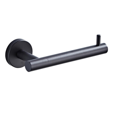 XIVADA Toiletrolhouder Juna - Zelfklevend - Rvs - Zwart