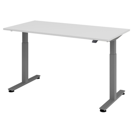 XMST 16 G | 160x80 | Bureau elektrisch in hoogte verstelbaar - Grijs 160 x 80 Tafelhoogte I Elektrisch in hoogte verstelbaar