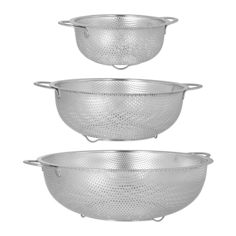 Krumble Vergiet - Set van 3 - RVS - Zilver