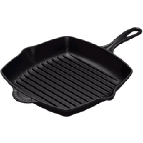 Le Creuset Skillet Vierkante Grillpan 26 cm Zwart