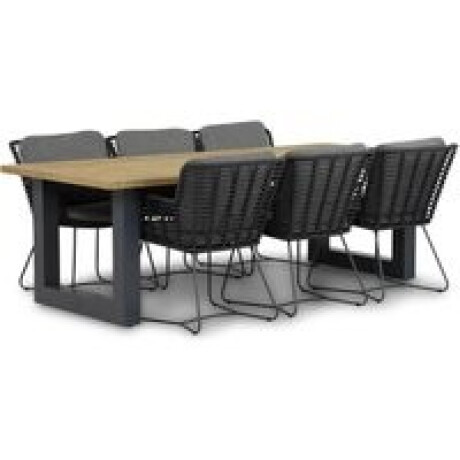 4 Seasons Outdoor Fabrice/Talai 240 cm dining tuinset 7-delig