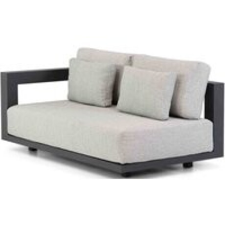 Metropolitan 2.5 seater bench right arm with 5 cushions