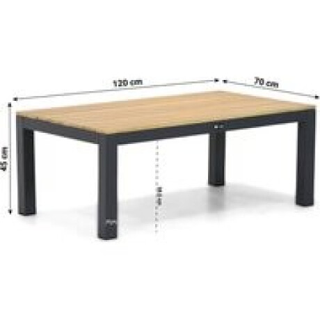 Santika Shadow lounge tafel 120x70 cm