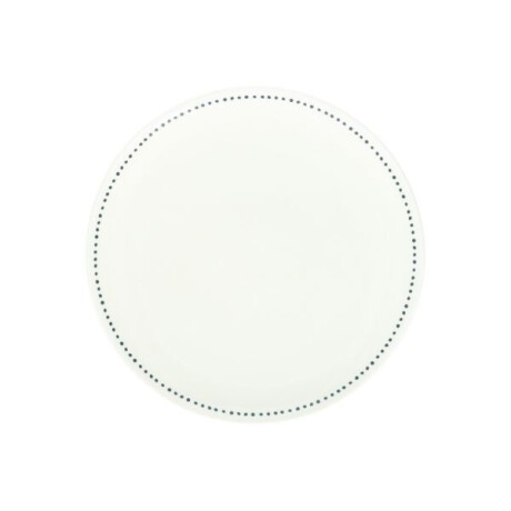 Ontbijtbord met blauwe stip, organisch, porselein,Ø 20 cm