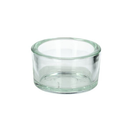 Theelichthouder, glas, Ø5 x H 2,5 cm