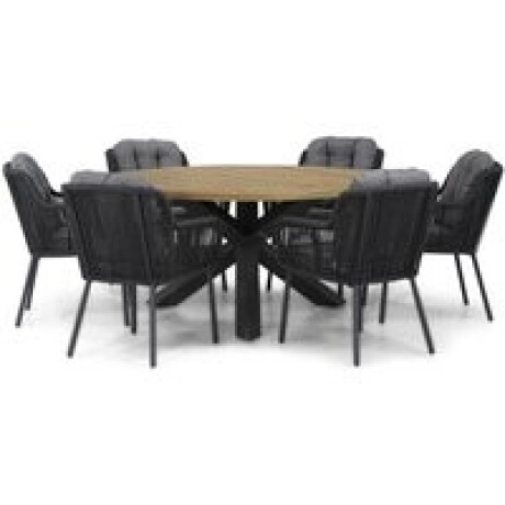 Santika Tendenza/Rockville 160 cm dining tuinset 7-delig