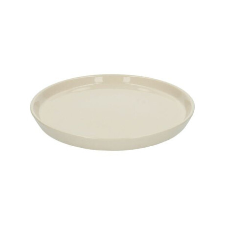Dinerbord, steengoed, beige, spikkel, Ø 25 cm