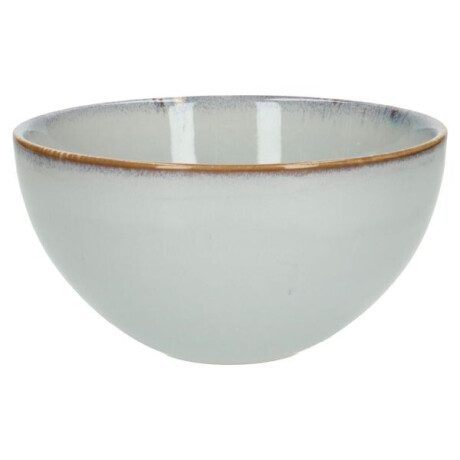 Schaal reactieve glazuur, steengoed, grijs, Ø 18 cm