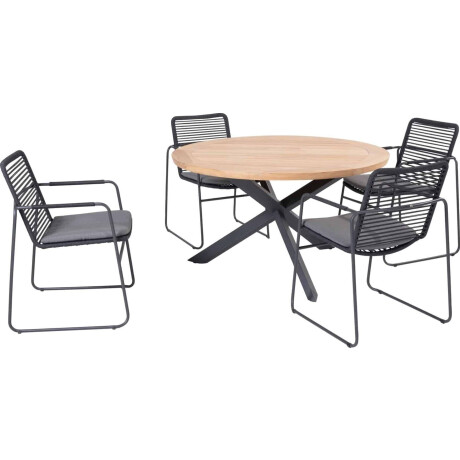 Taste Tuinset Elba Prado Teak-Anthracite 130 cm