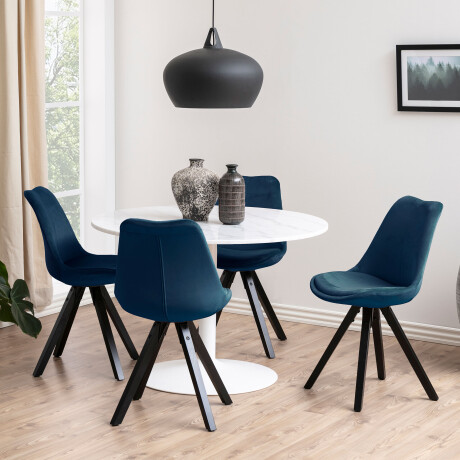 Bendt Ronde Eettafel 'Dara' 110cm, kleur Wit Marmer