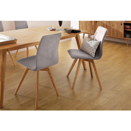 andas Eetkamerstoel Rania Eiken, set van 2/4/6, keukenstoel (set)