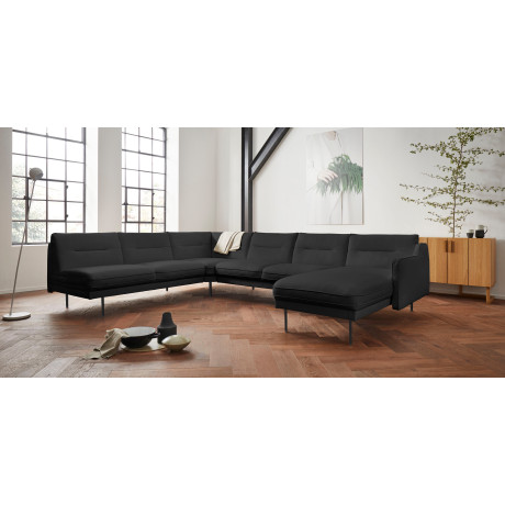 andas Zithoek Nordfyn U-vorm chic design in 3 stofkwaliteiten, design by morten georgsen