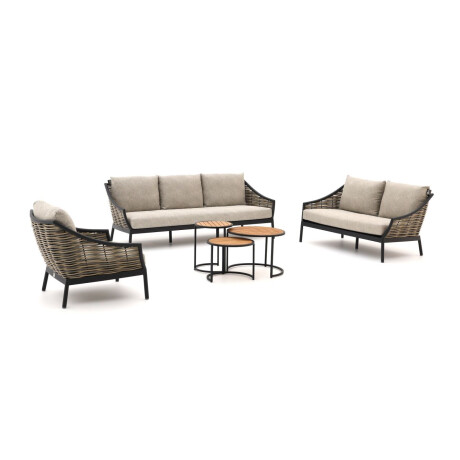 Apple Bee Milou/Mosi stoel-bank loungeset 6-delig - Laagste prijsgarantie!