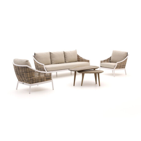 Apple Bee Milou/ROUGH-K stoel-bank loungeset 5-delig - Laagste prijsgarantie!
