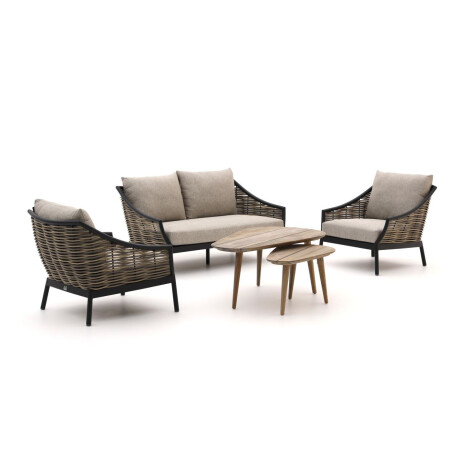 Apple Bee Milou/ROUGH-K stoel-bank loungeset 5-delig - Laagste prijsgarantie!