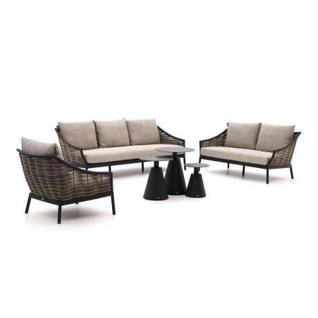 Apple Bee Milou/Tusa stoel-bank loungeset 6-zits 6-delig - Laagste prijsgarantie!