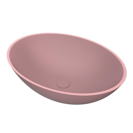 Arcqua Prince Waskom Opbouw - 49x34cm - ovaal - cast marble - mat roze WAS406341