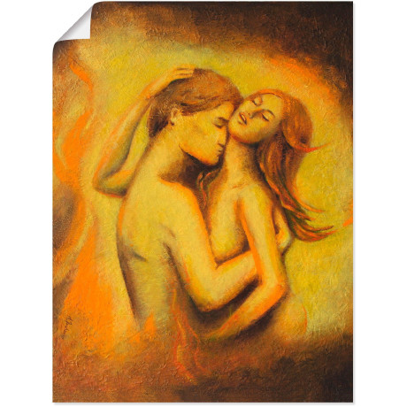 Artland Artprint Love Rush - erotische schilderkunst als poster, muursticker in verschillende maten