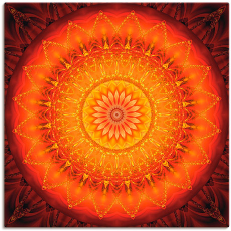 Artland Artprint Mandala energie 1 als artprint op linnen, poster, muursticker in verschillende maten