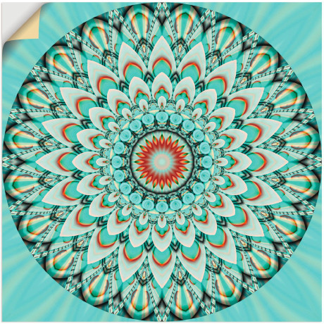 Artland Artprint Mandala integriteit als artprint op linnen, muursticker in verschillende maten