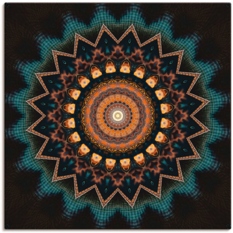 Artland Artprint Mandala kosmisch bewustzijn als artprint van aluminium, artprint voor buiten, artprint op linnen, poster, muursticker