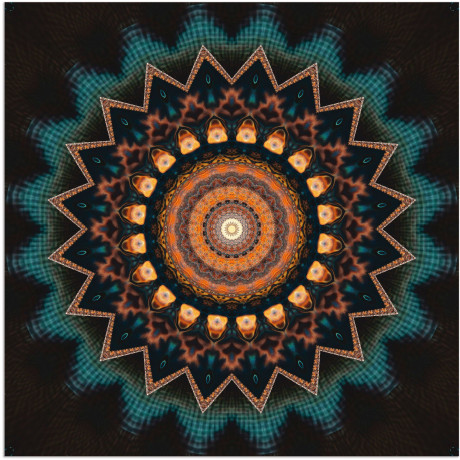 Artland Artprint Mandala kosmisch bewustzijn als artprint van aluminium, artprint voor buiten, artprint op linnen, poster, muursticker