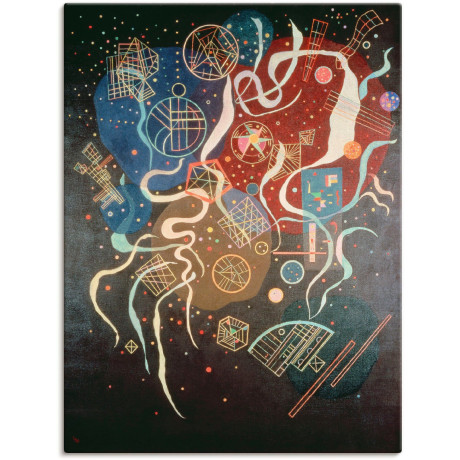 Artland Artprint op linnen Beweging 1935 gespannen op een spieraam