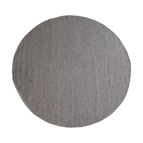Auckland rond vloerkleed donkergrijs - Ø 250 cm