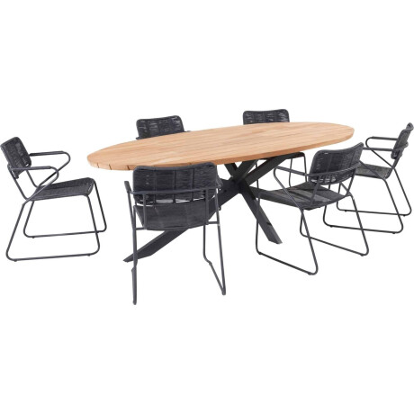 Taste Tuinset Swing Prado Teak-Anthracite 240 cm