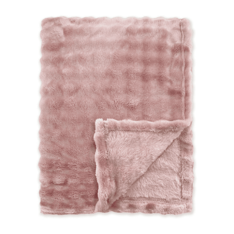 Bedsprei Ribbed Comfort - Oud Roze - 150x200cm Van Byrklund Microvezel - Dekbed-Discounter.nl