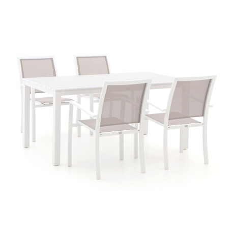 Bellagio Anzio/Menzano 160cm dining tuinset 5-delig stapelbaar - Laagste prijsgarantie!
