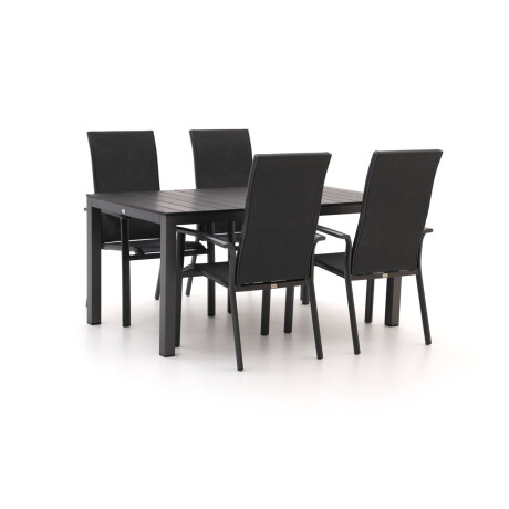 Bellagio Avio/Fidenza 160cm dining tuinset 5-delig stapelbaar - Laagste prijsgarantie!