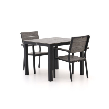 Bellagio Fidenza 90cm dining tuinset 3-delig stapelbaar - Laagste prijsgarantie!