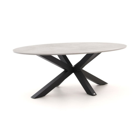 Bellagio Induno Ellips dining tuintafel 200x110cm - Laagste prijsgarantie!