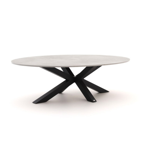 Bellagio Induno Ellips low dining tuintafel 240x120cm - Laagste prijsgarantie!
