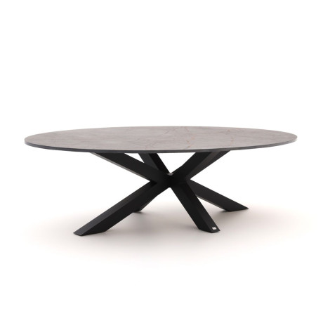 Bellagio Induno Ellips low dining tuintafel 240x120cm - Laagste prijsgarantie!
