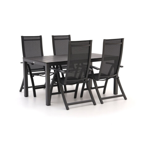 Bellagio Trappeto/Fidenza 160cm dining tuinset 5-delig - Laagste prijsgarantie!