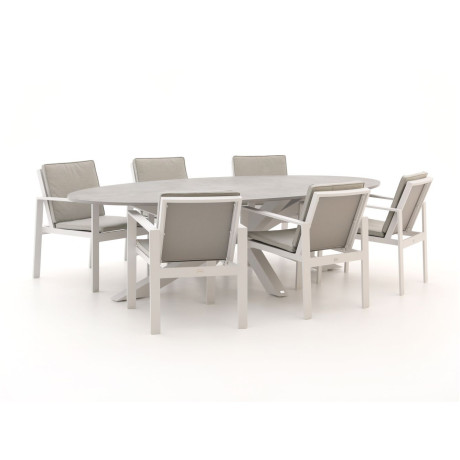 Bellagio Vezzano/Induno Ellips 280cm dining tuinset 7-delig - Laagste prijsgarantie!