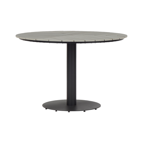 Bente ronde tuintafel grijs - Ø 113 cm