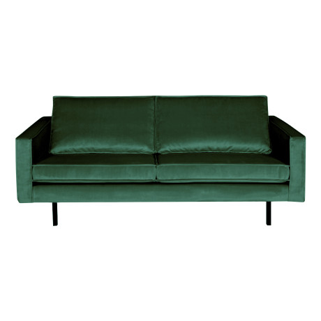 BePureHome Bank 2,5-zits 'Rodeo' Velvet, kleur Forest Green