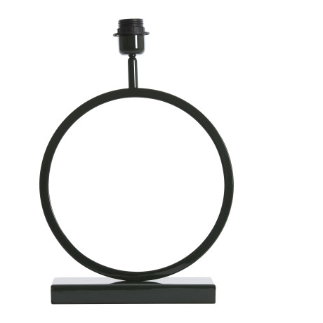 Light & Living Tafellamp 'Liva' 43cm, kleur Donkergroen (excl. kap)