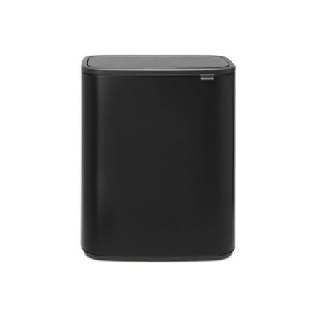 Brabantia Bo Touch Bin Afvalbak - 2x30 liter - 2 kunststof binnenemmers - matt black 221484