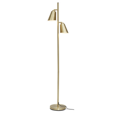 its about RoMi Vloerlamp 'Bremen' 2-lamps, kleur Goud