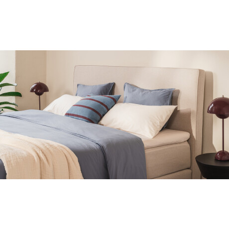 BRUNO Premium Boxspring 160x200cm in Beige | Matrashardheid: Links H2 / Rechts H2 | Meervoudig bekroond voor design en kwaliteit