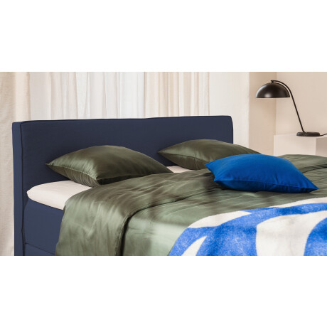 BRUNO Premium Boxspring 160x200cm in Blauw | Matrashardheid: Links H2 / Rechts H2 | Meervoudig bekroond voor design en kwaliteit