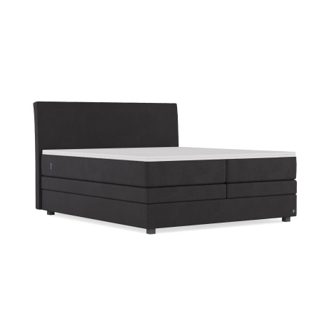 BRUNO Original boxspring met opbergruimte 200x200cm in Antraciet | Ruimtebestarend en zelf samen te stellen