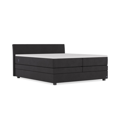 BRUNO Original boxspring met opbergruimte 200x200cm in Antraciet | Ruimtebestarend en zelf samen te stellen