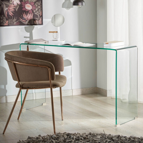 Kave Home Glazen Sidetable 'Burano', 125 x 40 cm