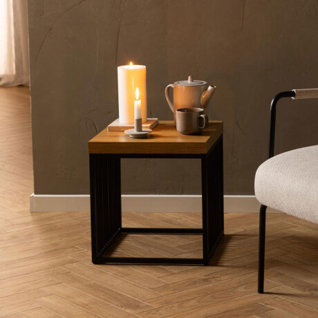 Bendt Bijzettafel 'Esme' Eiken, 40 x 40cm